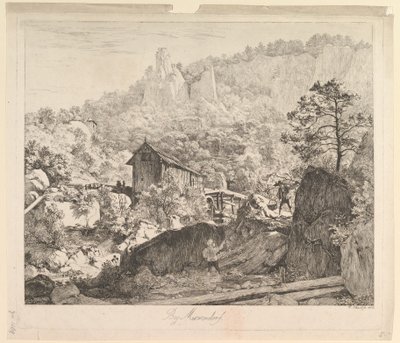 Por volta de Muckendorf, 1818. de Johann Christian Erhard