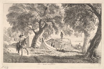 No Canal, em Viena, 1819. de Johann Christian Erhard