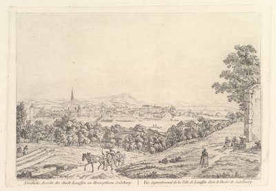 Caminhos no Dukedom de Salzburgo, início do século XIX. de Johann Christian Erhard