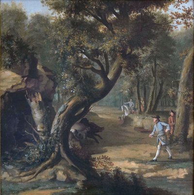 Caça ao javali de Johann Christian Klengel