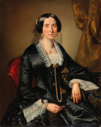 Mayer - Retrato Johanna Bujatti de Johann Christian Mayer