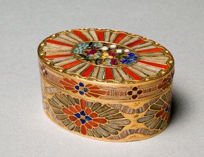 Caixa de rapé, c.1780-1790 de Johann Christian Neuber