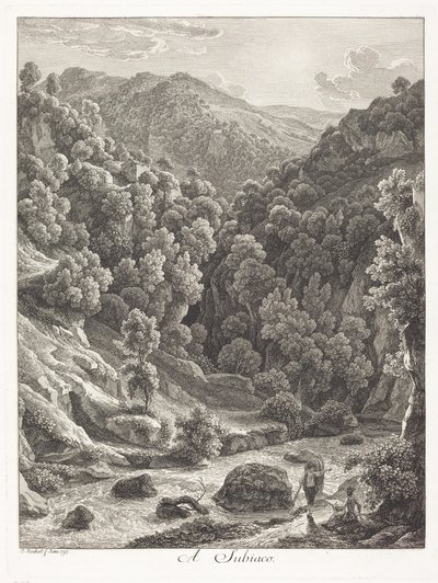Em Subiaco (perto de Subiaco) de Johann Christian Reinhart
