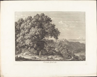 Castelo Gandolfo de Johann Christian Reinhart