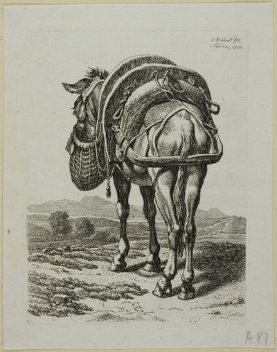 Mula Alimentadora - Traseira, da Segunda Sucessão de Ladrões de Johann Christian Reinhart