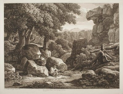 Paisagem florestal de Johann Christian Reinhart