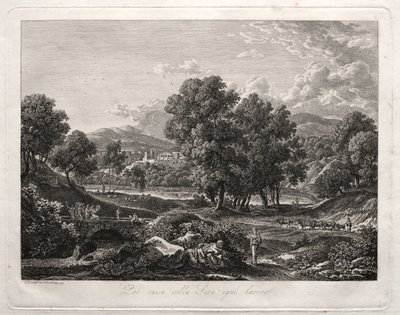 Paisagem Heroica: A Dança do Pastor na Ponte de Johann Christian Reinhart