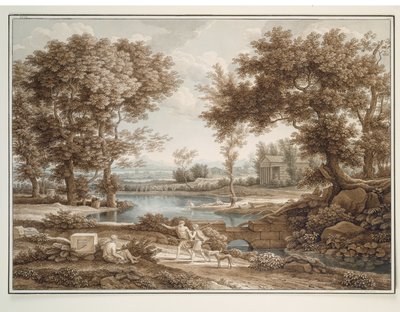 Paisagem heroica de Johann Christian Reinhart