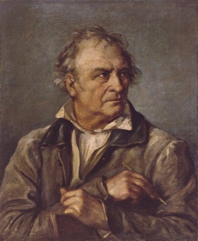 J C Reinhart por Eduard von Heuss a cores de Johann Christian Reinhart
