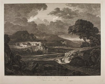 Paisagem em tempo de tempestade de Johann Christian Reinhart