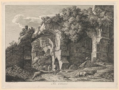 Paisagem - No Coliseu de Johann Christian Reinhart