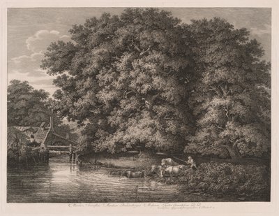 O Moinho de Great Oaks de Johann Christian Reinhart