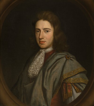 Retrato de Sir John Bridgeman, 3º Bart (1667-1747), c.1680-1711 (óleo no painel) de Johann Closterman