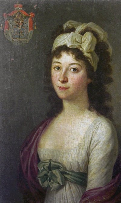 Condessa Anna Luisa Barbara Babette Odescalchi 1778-1813, nascida Keglevich de Buzin. de Johann Daniel Donat