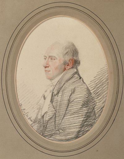 Retrato do compositor Muzio Clementi 1752-1832, final de 1820. de Johann Dominik Bossi