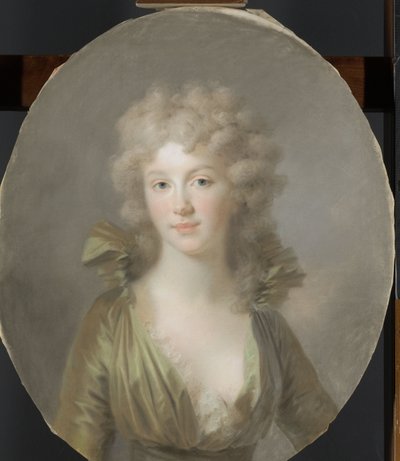 Frederica Louisa Wilhelmina (1774-1837), princesa da Prússia. Desde 1791 esposa de Willem Frederik, Príncipe de Orange-Nassau de Johann Friedrich August Tischbein
