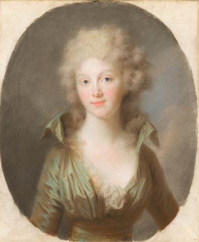 Friederike Luise Wilhelmine da Prússia 1774-1837, Rainha dos Países Baixos, c. 1790. de Johann Friedrich August Tischbein
