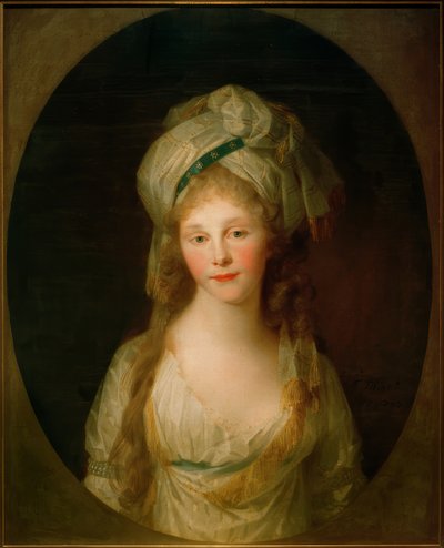 Friederike Princesa da Prússia de Johann Friedrich August Tischbein