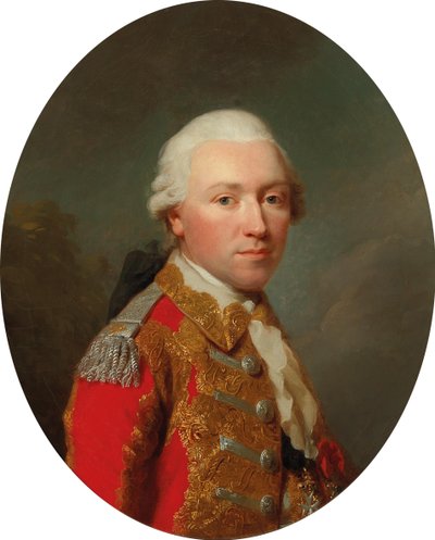 Retrato de Louis-François, Marquês de Chambray 1737-1807, 1776. de Johann Friedrich August Tischbein