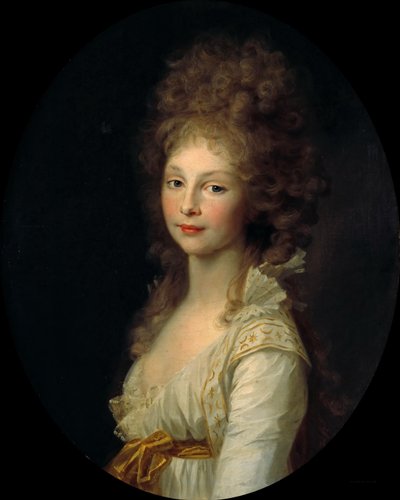 Princesa Frederica Charlotte da Prússia 1767-1820, 1797-1798. de Johann Friedrich August Tischbein