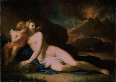 Vênus e Cupido, 1804 de Johann Friedrich August Tischbein