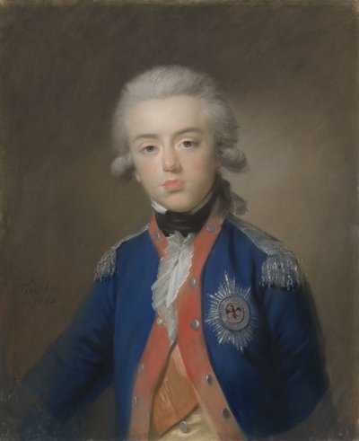 William George Frederik (Frederick; 1774-99), príncipe de Orange-Nassau. Filho do Príncipe Guilherme V de Johann Friedrich August Tischbein