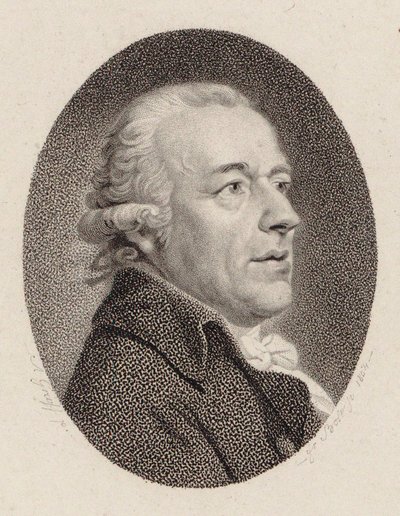 Retrato do compositor Johann Gottlieb Naumann 1741-1801 , 1804. de Johann Friedrich Bolt