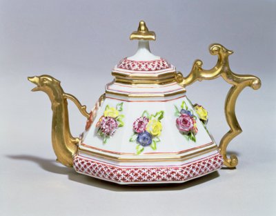 Bule octogonal Meissen, c.1718 porcelana de Johann Friedrich Bottger
