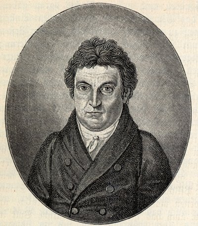 Retrato de Johann Gottlieb Fichte 1762-1814. de Johann Friedrich Jügel