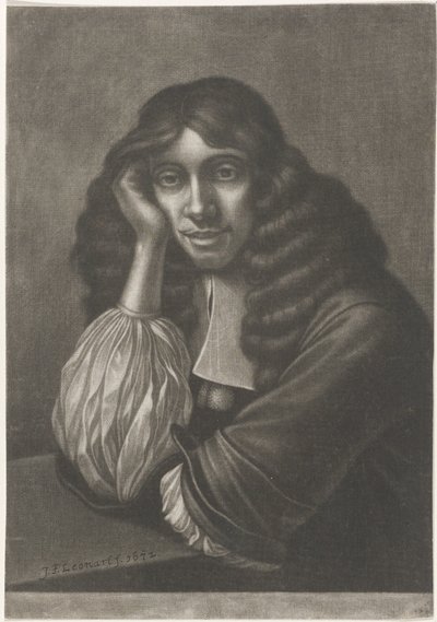 Retrato Floresta Rindo Marrom de Johann Friedrich Leonard