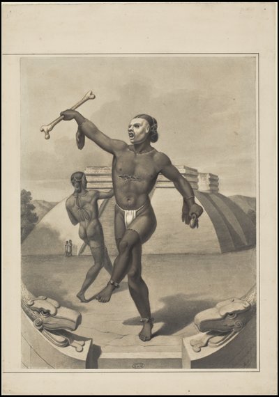 Uma coleção de obras de arte originais de Waldeck sobre a Mesoamérica, Caixa 10 de 22 de Johann Friedrich Maximilian von Waldeck
