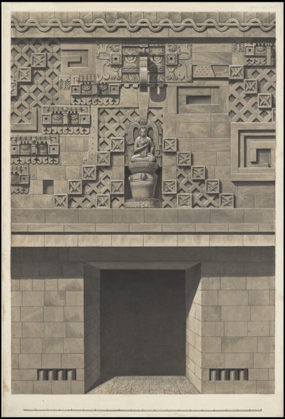 Uma coleção de obras de arte originais de Waldeck sobre a Mesoamérica, Caixa 17 de 22 de Johann Friedrich Maximilian von Waldeck