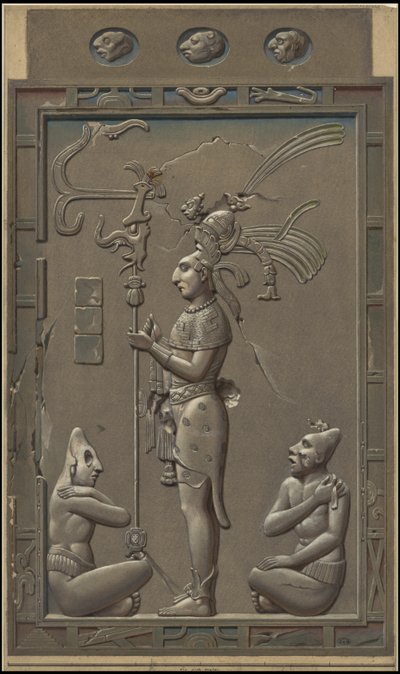 Uma coleção de obras de arte originais de Waldeck sobre a Mesoamérica, Caixa 20 de 22 de Johann Friedrich Maximilian von Waldeck