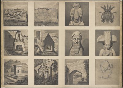 Uma coleção de obras de arte originais de Waldeck sobre a Mesoamérica, Caixa 20 de 22 de Johann Friedrich Maximilian von Waldeck