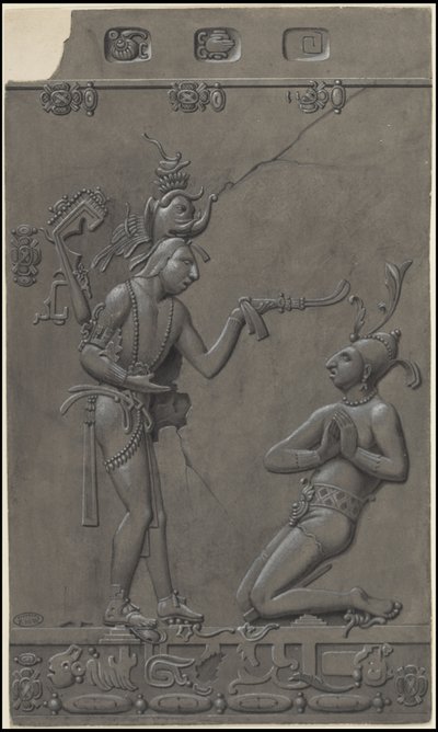 Uma coleção de obras de arte originais de Waldeck sobre a Mesoamérica, Caixa 2 de 22 de Johann Friedrich Maximilian von Waldeck