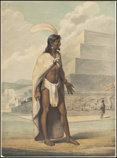 Uma coleção de obras de arte originais de Waldeck sobre a Mesoamérica, Caixa 3 de 22 de Johann Friedrich Maximilian von Waldeck