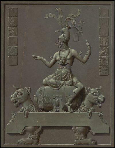 Uma coleção de obras de arte originais de Waldeck sobre a Mesoamérica, Caixa 7 de 22 de Johann Friedrich Maximilian von Waldeck