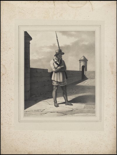Uma coleção de obras de arte originais de Waldeck sobre a Mesoamérica, Caixa 9 de 22 de Johann Friedrich Maximilian von Waldeck