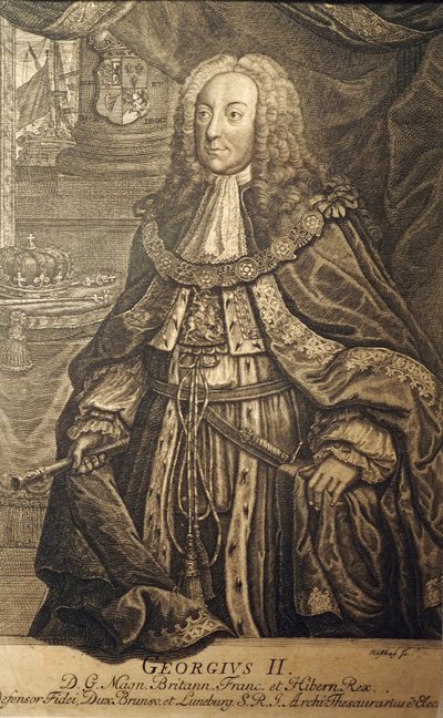 Jorge II (Grã-Bretanha) Rosbach@Residenzmuseum Celle20160708 de Johann Friedrich Rosbach