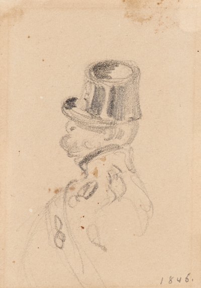 Esboço do soldado de Johann Friedrich Treml