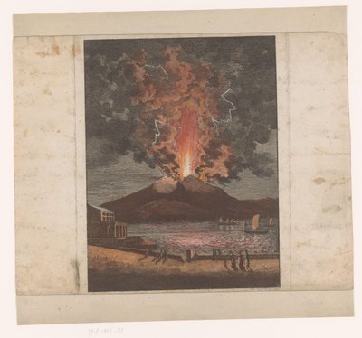 Erupção de vulcões de Johann Friedrich Wizani