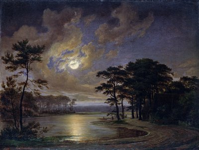 Mar Holstein - Luar, 1847 de Johann Georg Haeselich