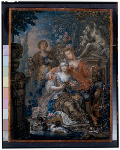 Alegorias do amor de Johann Georg Platzer