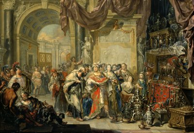 Croesus e Solon de Johann Georg Platzer