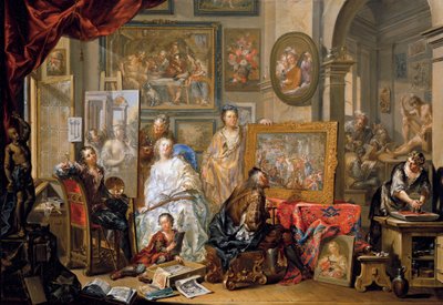 Estúdio do pintor de Johann Georg Platzer