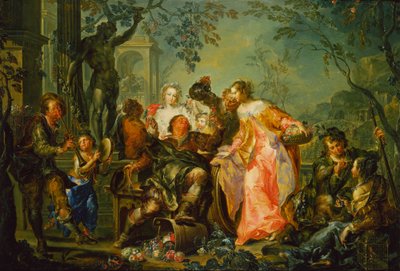 Os prazeres das estações: outono de Johann Georg Platzer