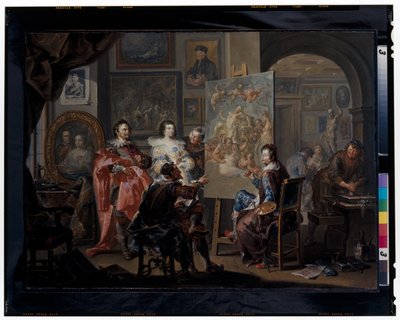 O atelier do pintor de Johann Georg Platzer