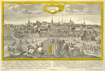 Leipzig, c1740. de Johann Georg Ringlin