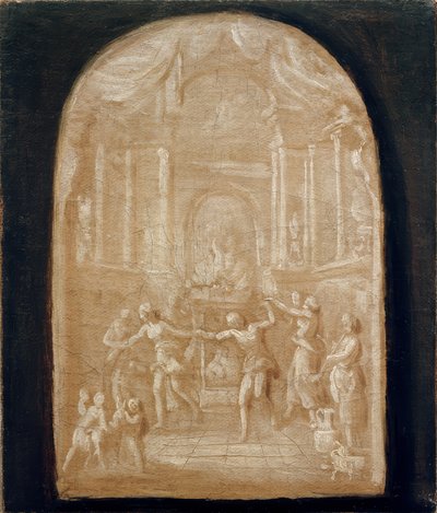 Dança ao redor do altar do sacrifício de Johann Georg Schütz