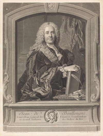 João de Boulongne de Johann Georg Wille after Hyacinthe Rigaud